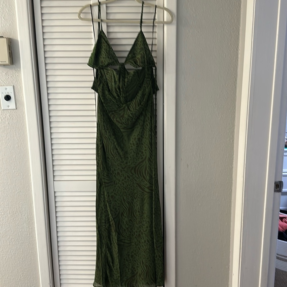 Reformation Romana dress in jungle